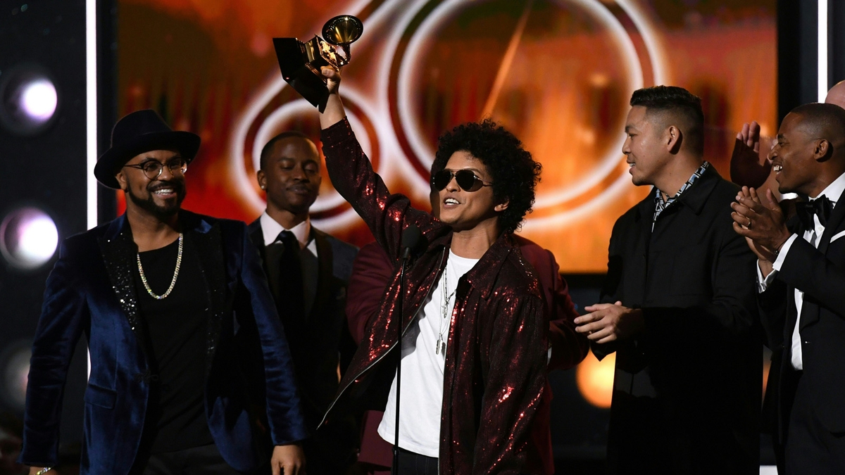 Bruno Mars wins big at the Grammys 