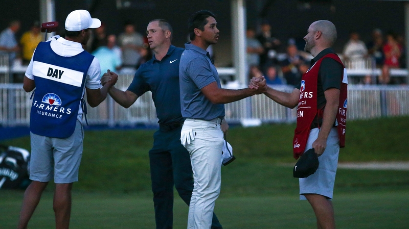 Day, Noren and their caddies call it a day on Sunday