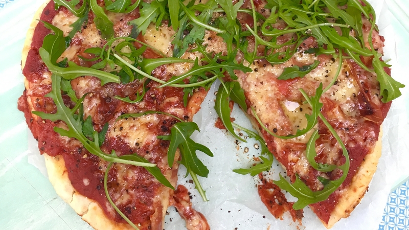 Sharon's 5 Ingredient Pan-Fried Pizza