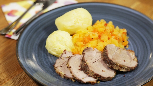 Mustard Glazed Pork Tenderloin
