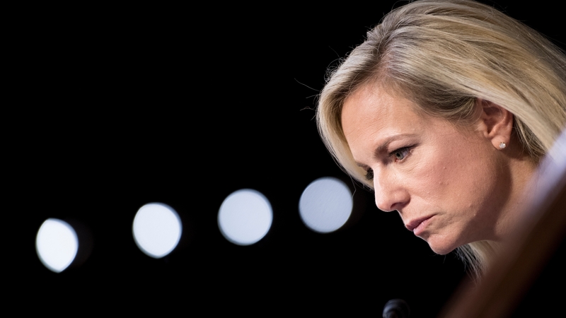 US Homeland Security Secretary Kirstjen Nielsen said it was "critically important" to know who was entering the US