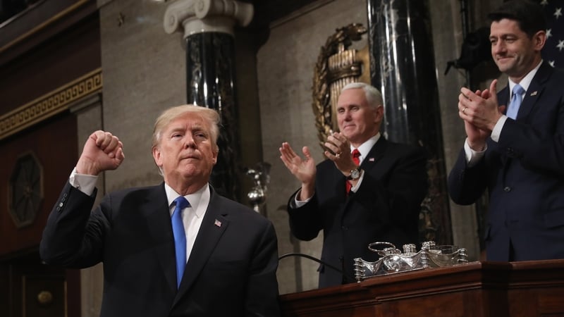 Donald Trump's speech touched on immigration, terrorism, the economy and American unity