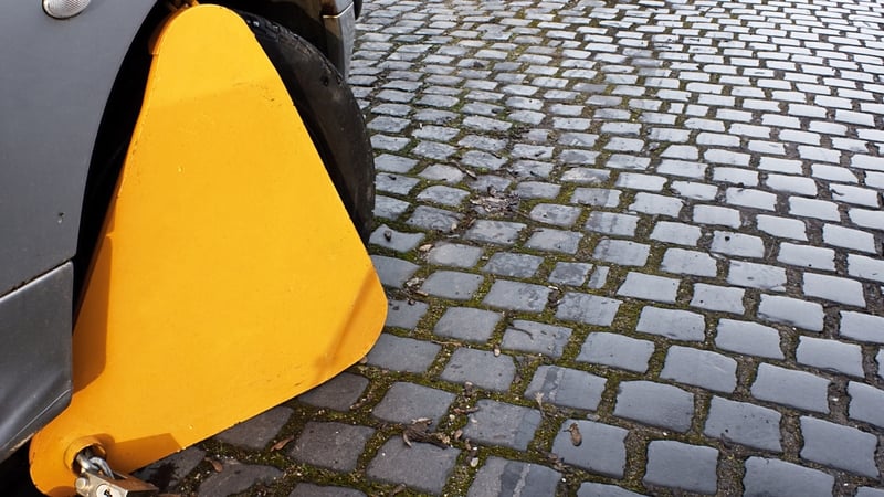 21 cars were clamped in one swoop in Dublin's Docklands.