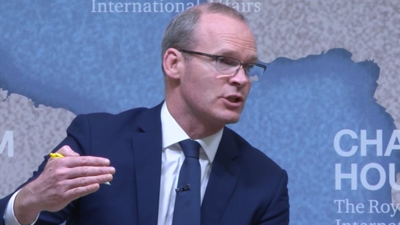 Tánaiste Simon Coveney speaking in London this evening