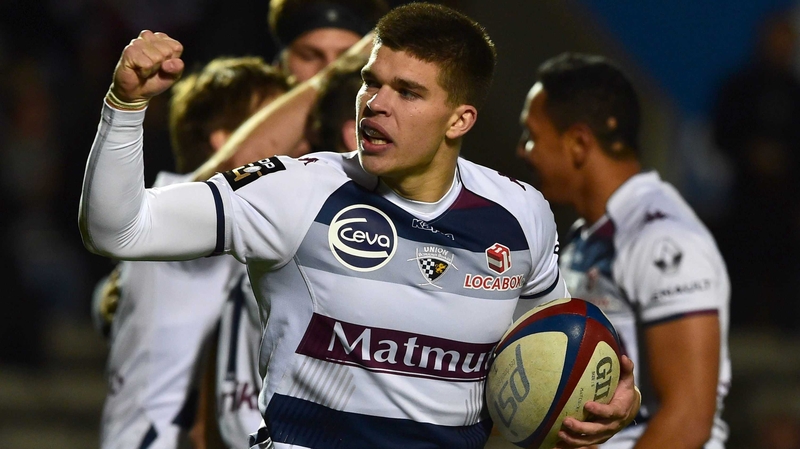 Matthieu Jalibert starts in Paris