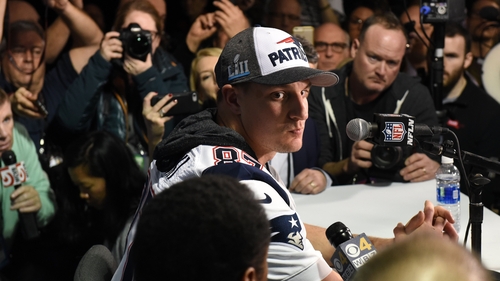 Rob Gronkowski: 'I was just going through the protocol, whatever the standards were.'
