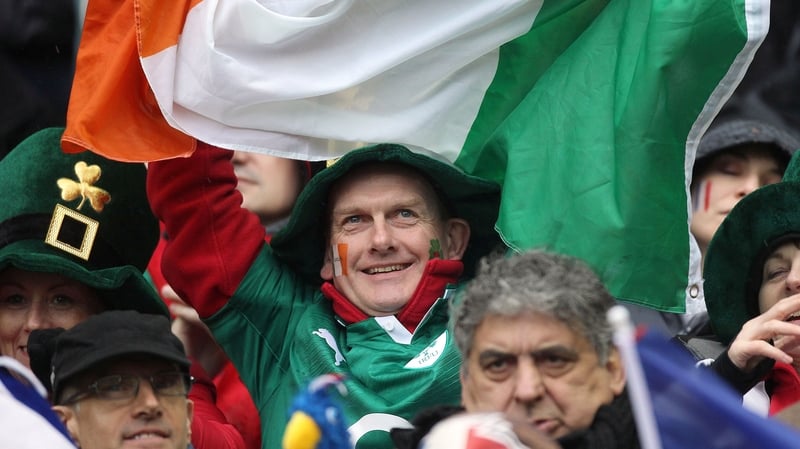 An Ireland supporters in the Stade de France back in 2012