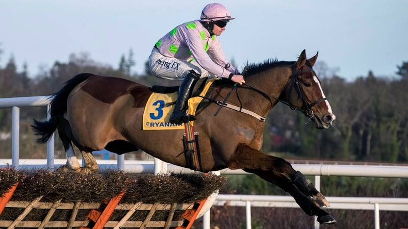 Faugheen is in action at Leopardstown