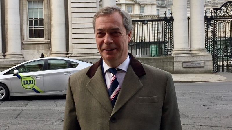 Nigel Farage says that it is 'not all pro-EU outside Dublin'