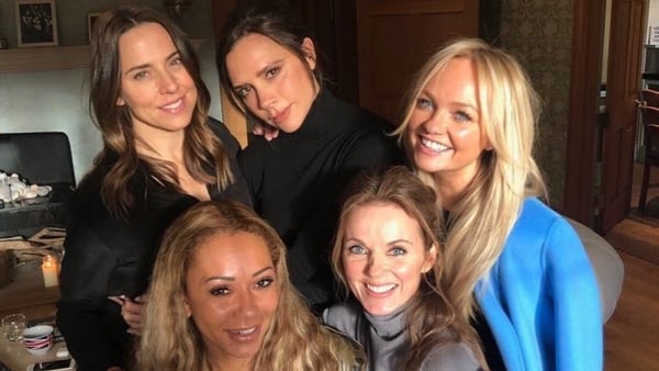 The Spice Girls pictured earlier this year