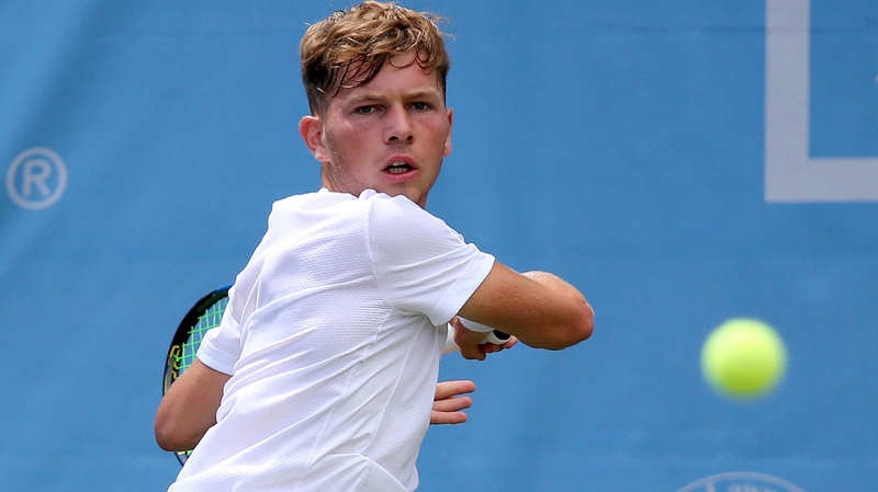 Simon Carr fell to defeat against Soren Olesen