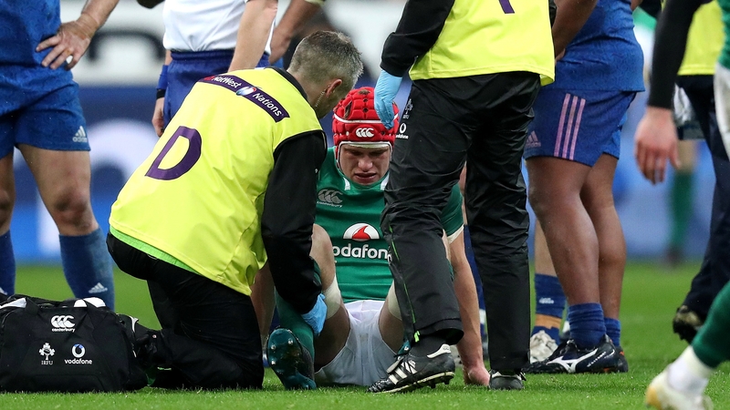 Josh van der Flier was replaced by Dan Leavy against France