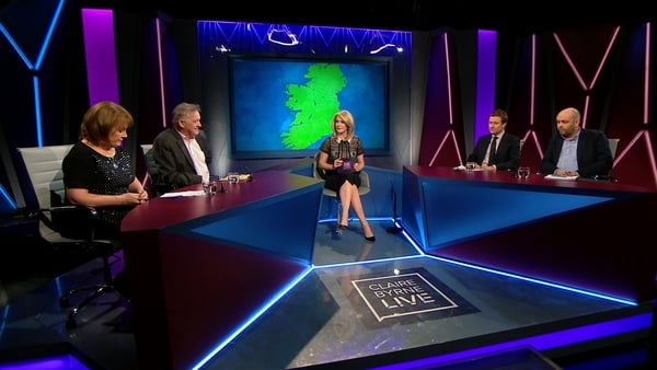 Claire Byrne Live- National Development Plan, Anonymity in Trials