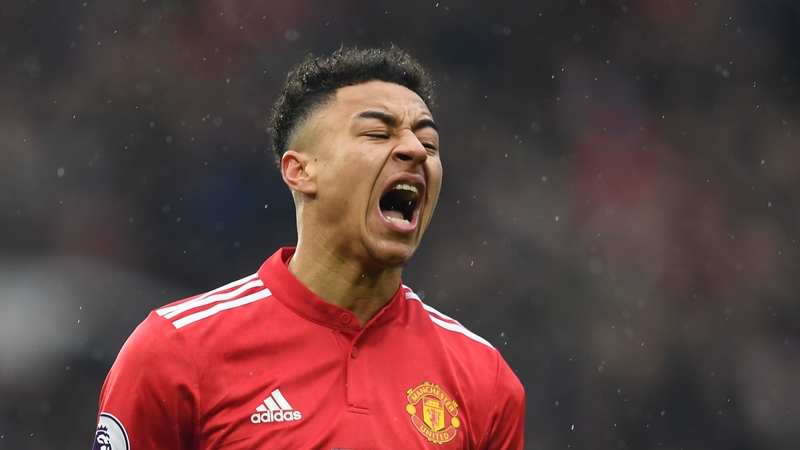 The tweet was sent from Lingard's account while he was at the Munich service at Old Trafford