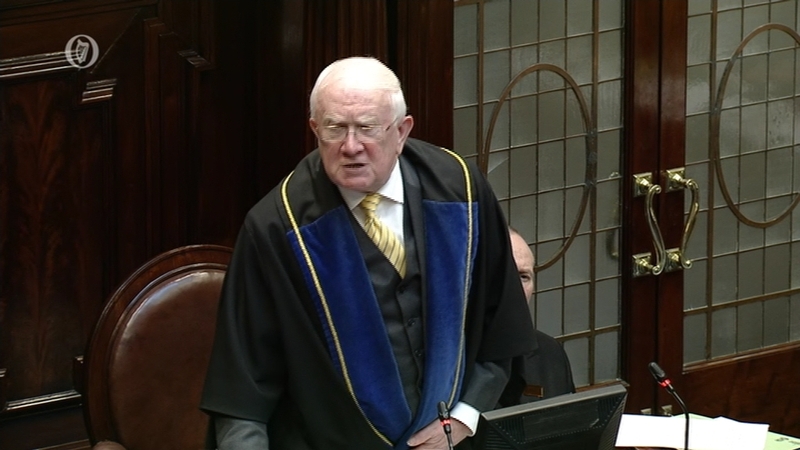 The Leas Ceann Comhairle said the deputies were circumventing the regulations of the house