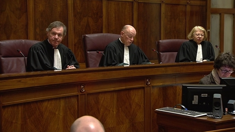 The Supreme Court ruling was delivered by Mr Justice Donal O'Donnell (C)