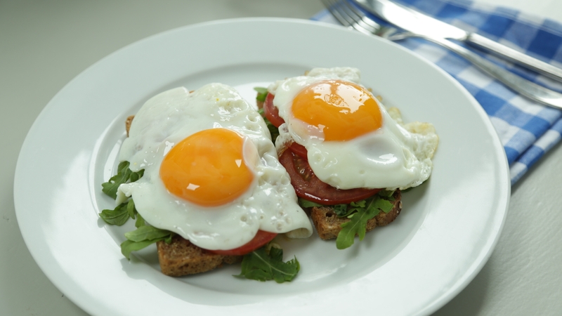 Open Face Egg Sandwich