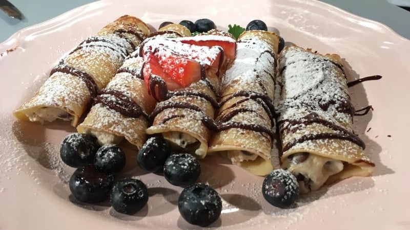 Catherine Fulvio's Cannoli Pancakes
