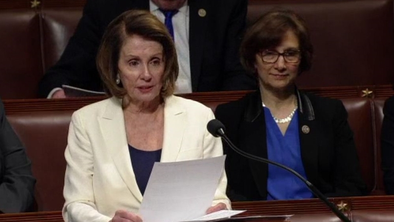 Nancy Pelosi made history by delivering the longest address to the chamber for at least 108 years