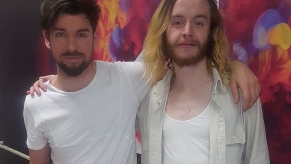 RTÉ 2FM's Eoghan McDermott (L) with one to watch Day_S.