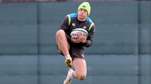 Uncapped Jordan Larmour has been named on the bench for Ireland's game against Italy this weekend