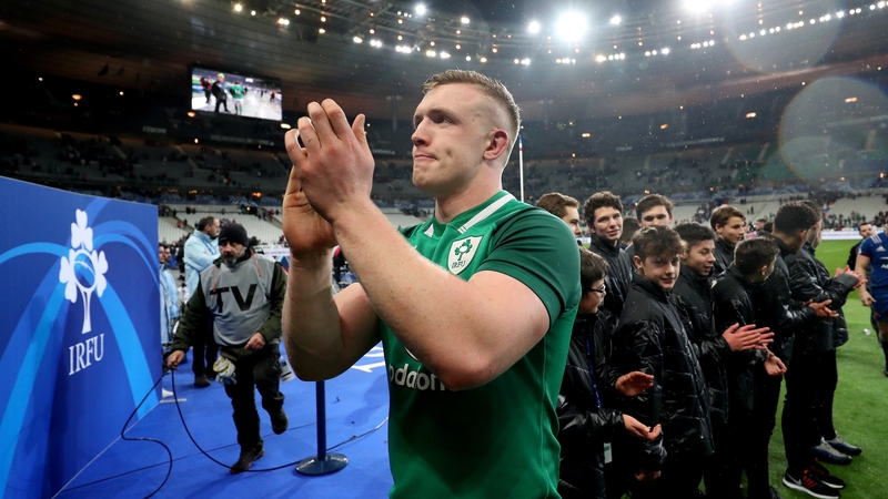 Dan Leavy take the plaudits after the narrow win at the Stade de France