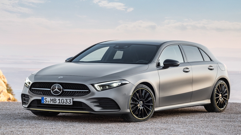 The Mercedes A-Class is due to arrive in Ireland in summer.