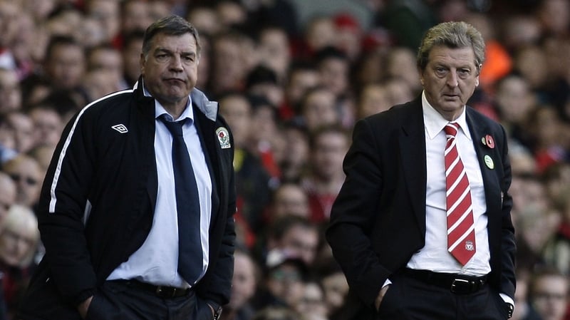 Allardyce and Hodgson on the sideline in 2010