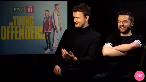 Young Offenders stars Chris Walley and Alex Murphy