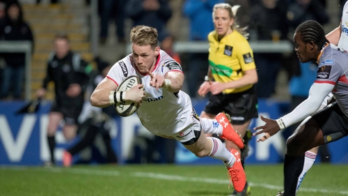 Craig Gilroy is named on the right wing for the visit of Scarlets