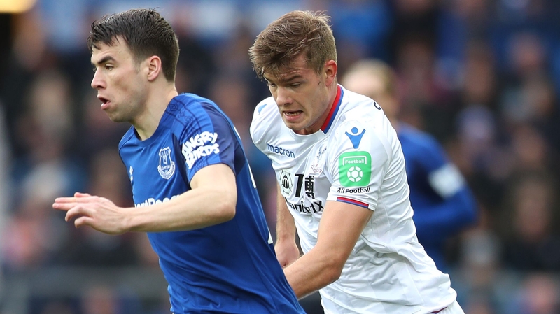 Seamus Coleman in action against Crystal Palace