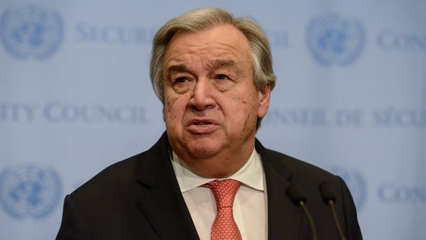 Antonio Guterres stressed that all concerned in Syria and in the region must abide by international law