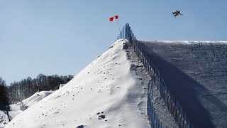 Hailey Langland of USA competes in the Snowboard Ladies' Slopestyle final on day three of the PyeongChang 2018 Winter Olympic Games
