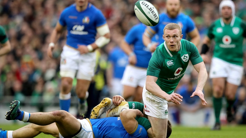 Keith Earls was among the try scorers for Ireland at the weekend