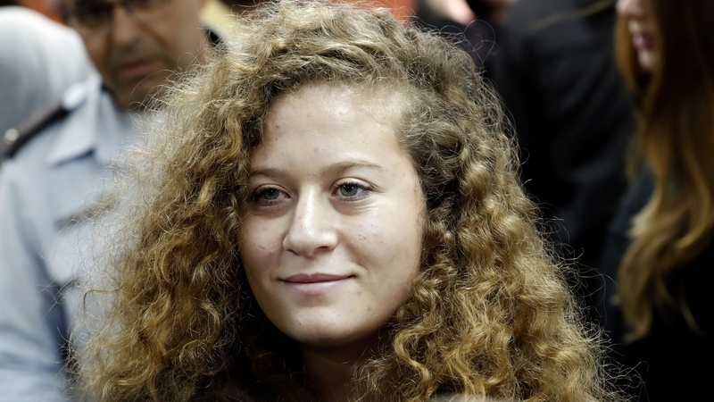 The video of Ahed Tamimi kicking and slapping an Israeli soldier went viral last December