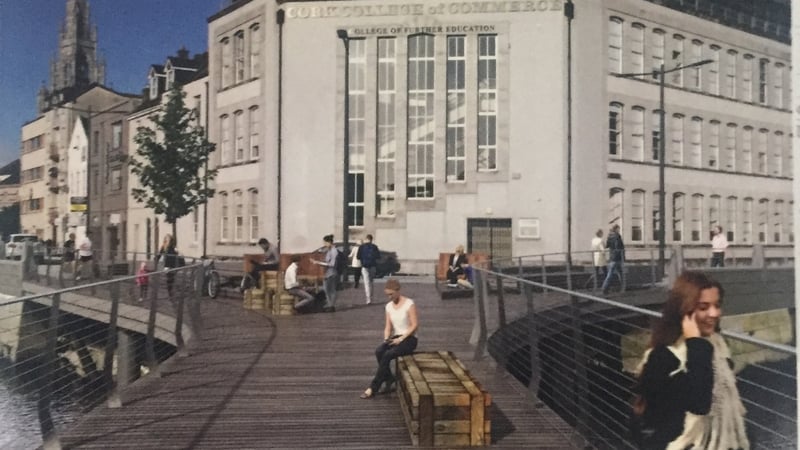 The proposal includes replacing of the Trinity footbridge