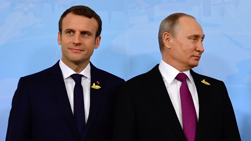 Emmanuel Macron said Vladimir Putin was 'obsessed by interference in our democracies'