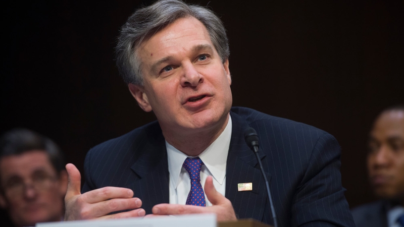 Christopher Wray testified before the Senate Intelligence Committee