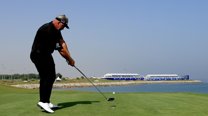 Clarke lets it rip on the last during his second round