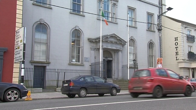 CCTV footage of the incident was shown to the court in Longford