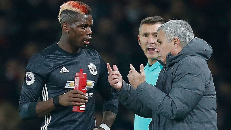 Jose Mourinho has often been seen in animated discussion with Paul Pogba this season