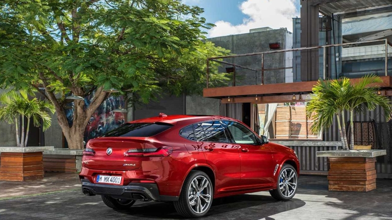 The new BMW X4 combines SUV looks with a coupe profile.