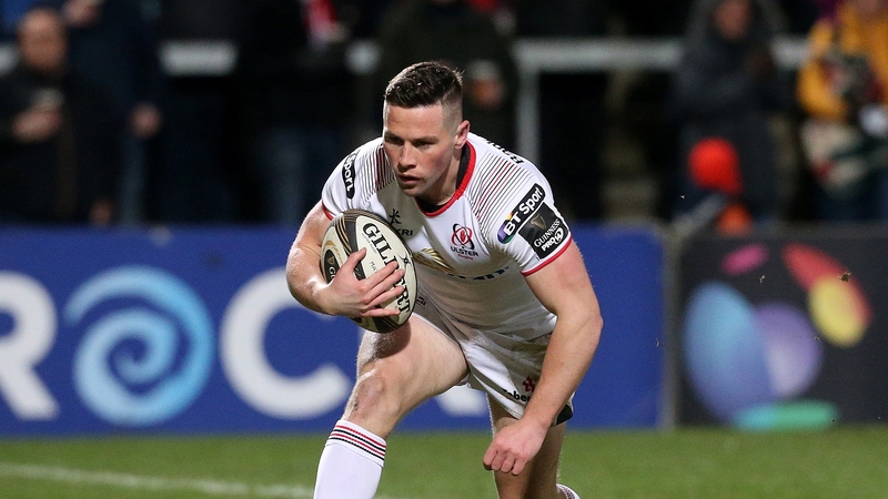 Ulster's John Cooney scores opening try