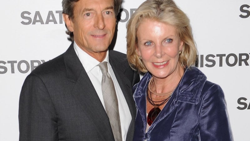 Actor Nigel Havers with wife - and saviour - Georgiana Bronfman