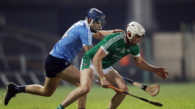 Limerick's Aaron Gillane and Eoghan O'Donnell of Dublin
