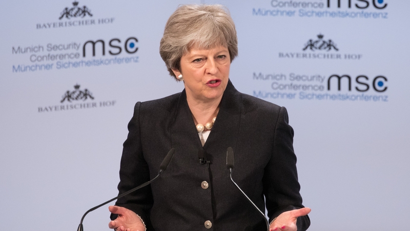 Theresa May said there was 'no question' of a second referendum