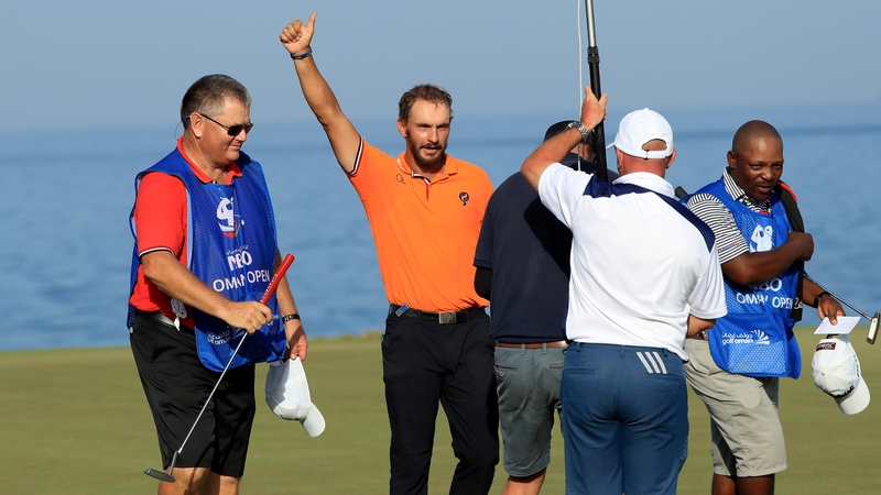 Dutchman Joost Luiten held off Chris Wood to win in Oman