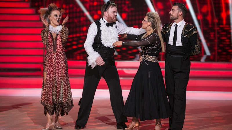 Bernard lost out in the dance-off to Erin McGregor