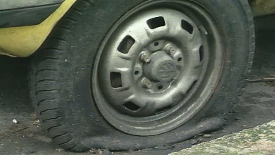 Tyres Slashed