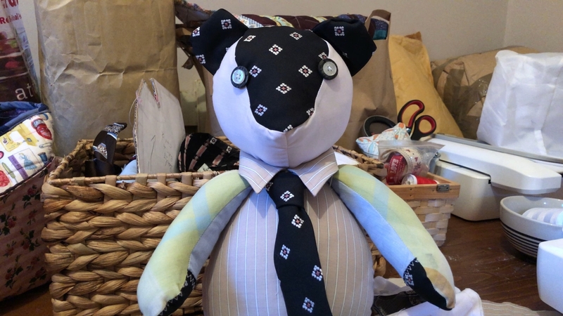 Anita Gannon creates keepsakes out of a loved one's clothing for those in grief